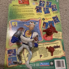 Playmates Toys Earthworm Jim Action Figure 1995 White Blue Beige Plastic Vintage
