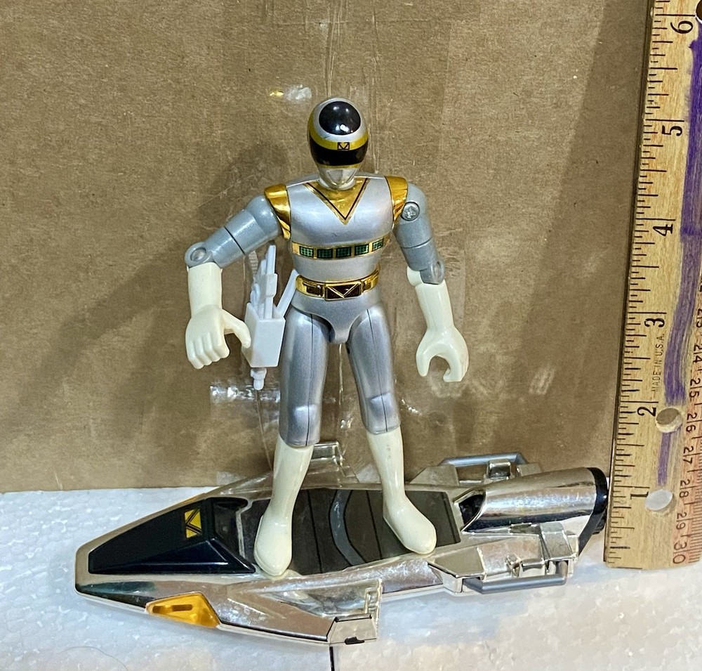 Silver Ranger Power Rangers In Space Galaxy Glider Figure Set 1997