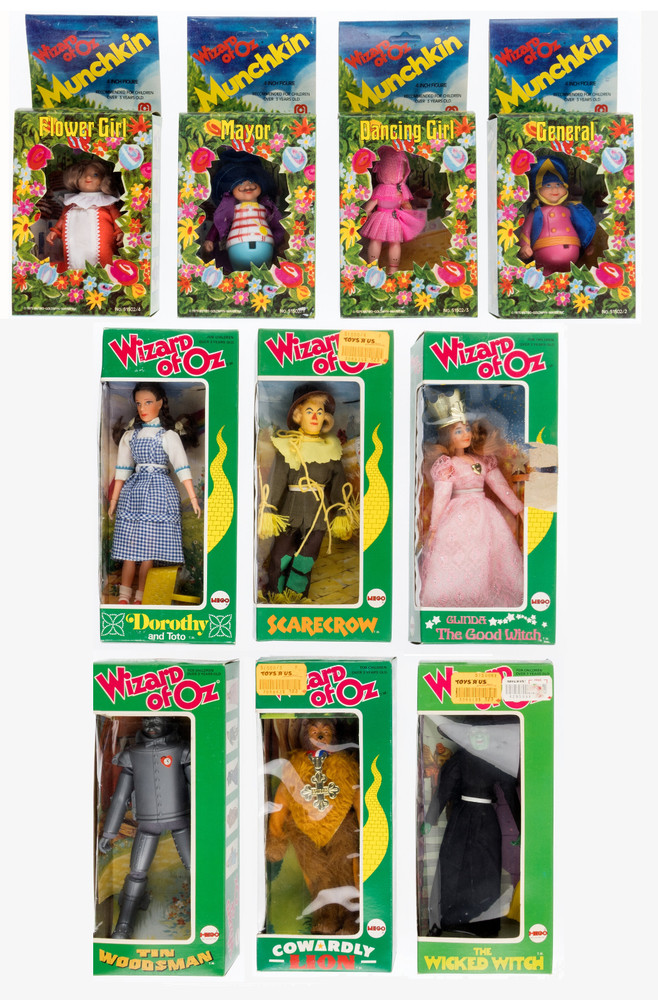 Mego Wizard of Oz lot of 10 figures in the original boxes!