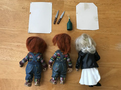 Mcfarlane Movie Maniacs Bride Of Chucky Figure Lot Childs Play 2 Tiffany Horror