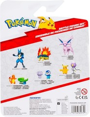 Pokémon Battle Figure 3 Pack – Features 2-Inch Metapod (with Stand) and Pikachu