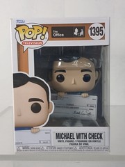 FUNKO POP! MICHAEL WITH CHECK #1395 THE OFFICE VINYL FIGURE