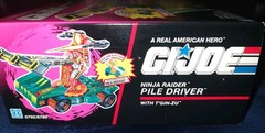 NEW FACTORY SEALED BOX G IJOE NINJA RAIDER PILE DRIVER WITH T’Gin-zu MISB L@@K
