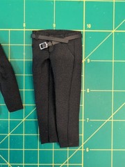 Kai Lab 1/12 Scale Soft Goods Black Winter Jacket For 6″ Action Figures