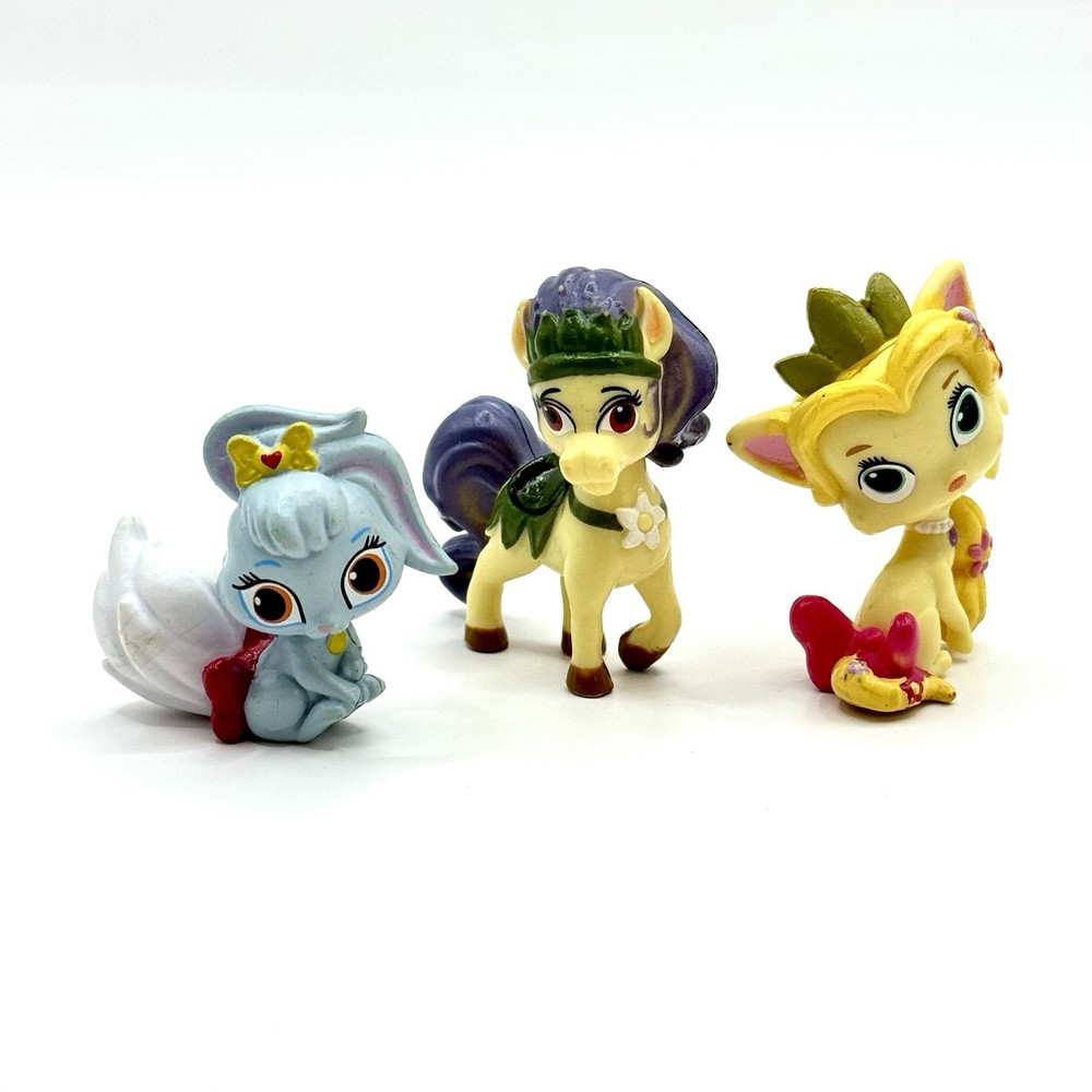 Disney Princess Palace Pets Lot Plastic PVC Figures Cake Topper 1.5″ in High