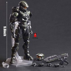 New Play Arts Kai Movie HALO 5 MASTER CHIEF Action Figures Accessories Toy Boxed