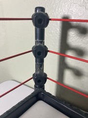 Mattel WWE RAW Smackdown Wrestling Ring Arena Spring Loaded 2010 Toy Playset