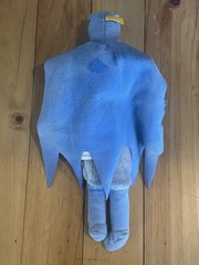 Vintage 1989 Batman Plush ACE Novelty DC Comics Stuffed Toy Gray Blue Rare