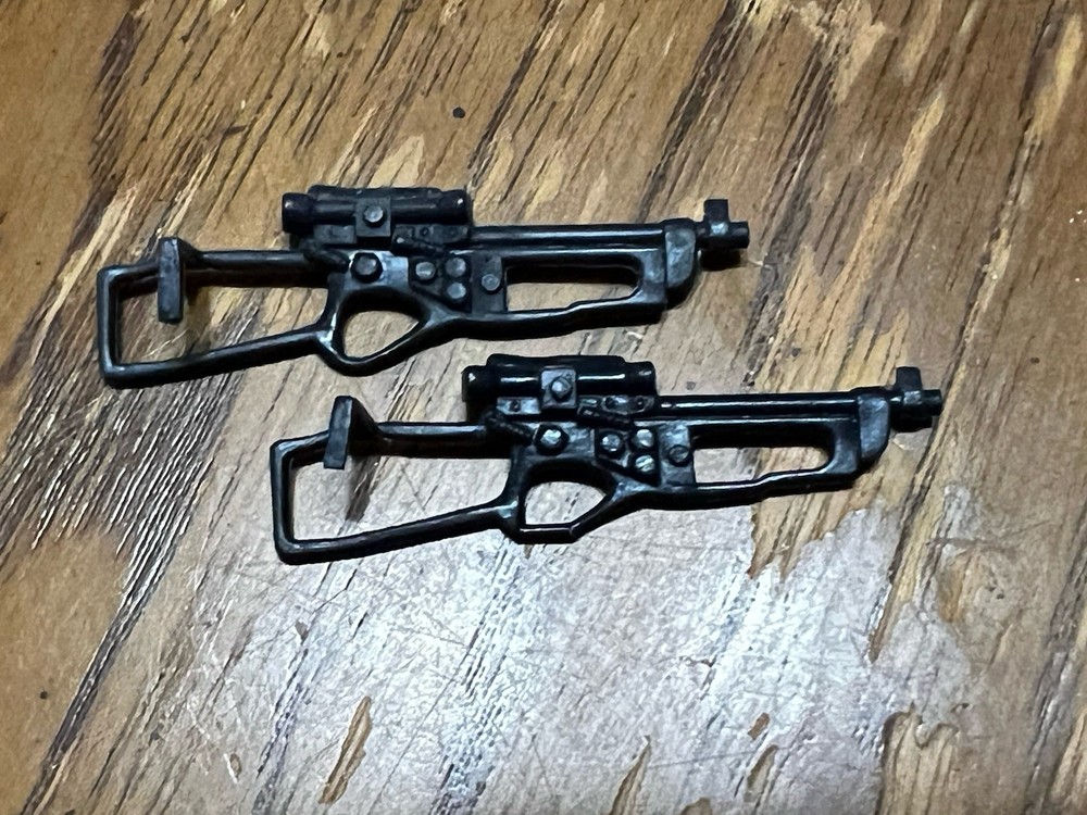 VINTAGE KENNER STAR WARS 1977 CHEWBACCA BOWCASTER RIFLE BLASTER WEAPON LOT X2!!!