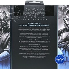 IN HAND 2026 Star Wars The Black Series Plo Koon Clone Commander Wolffe Set