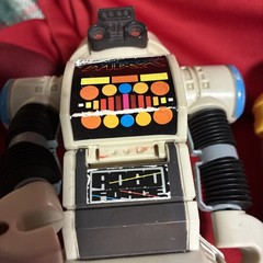 Vintage Robo Force WRECKER & Sentinel Robot 5″ Plastic Action Figure Ideal 1984