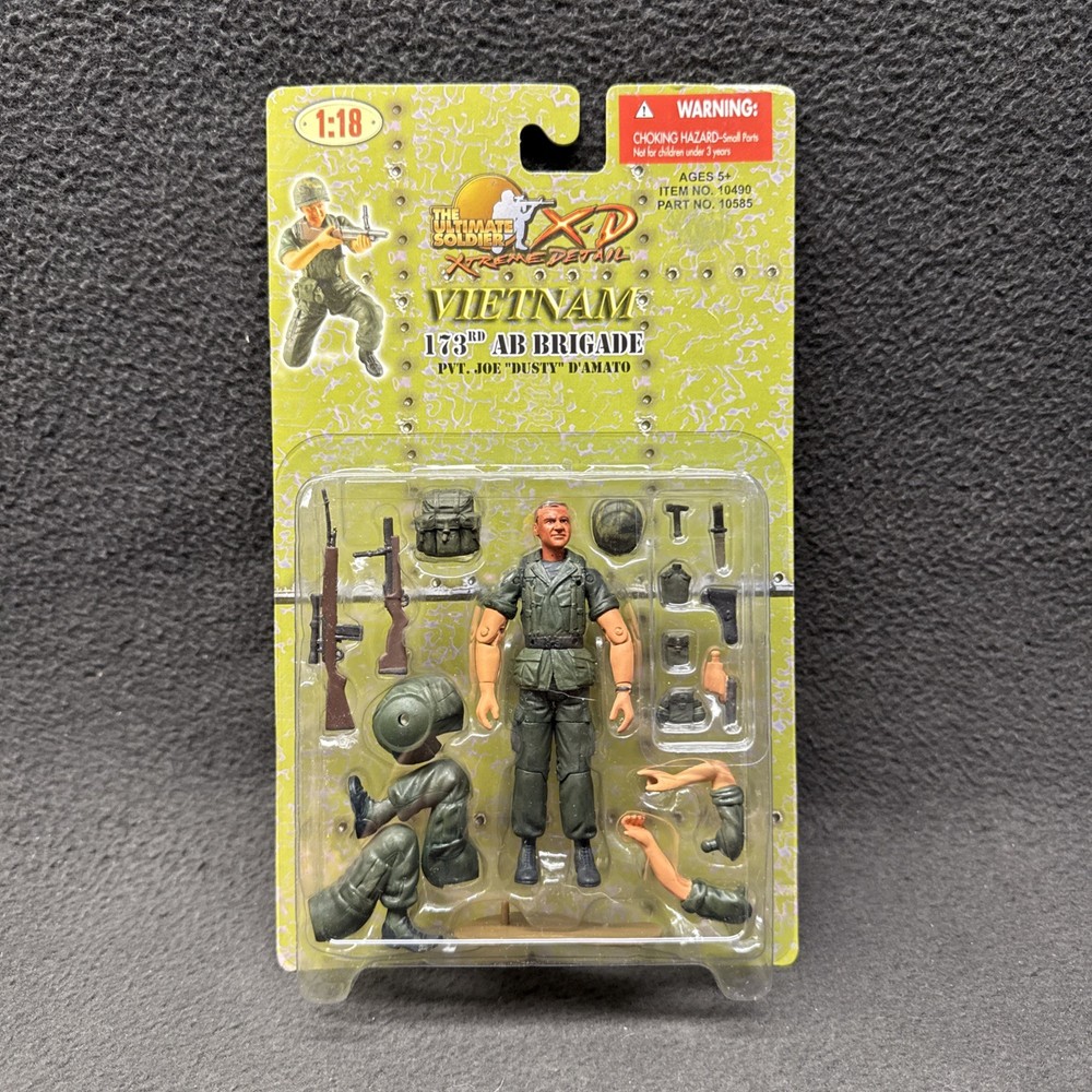 The Ultimate Soldier XD Vietnam PVT Joe Dusty D’ Amato AB Brigade 173rd 1:18