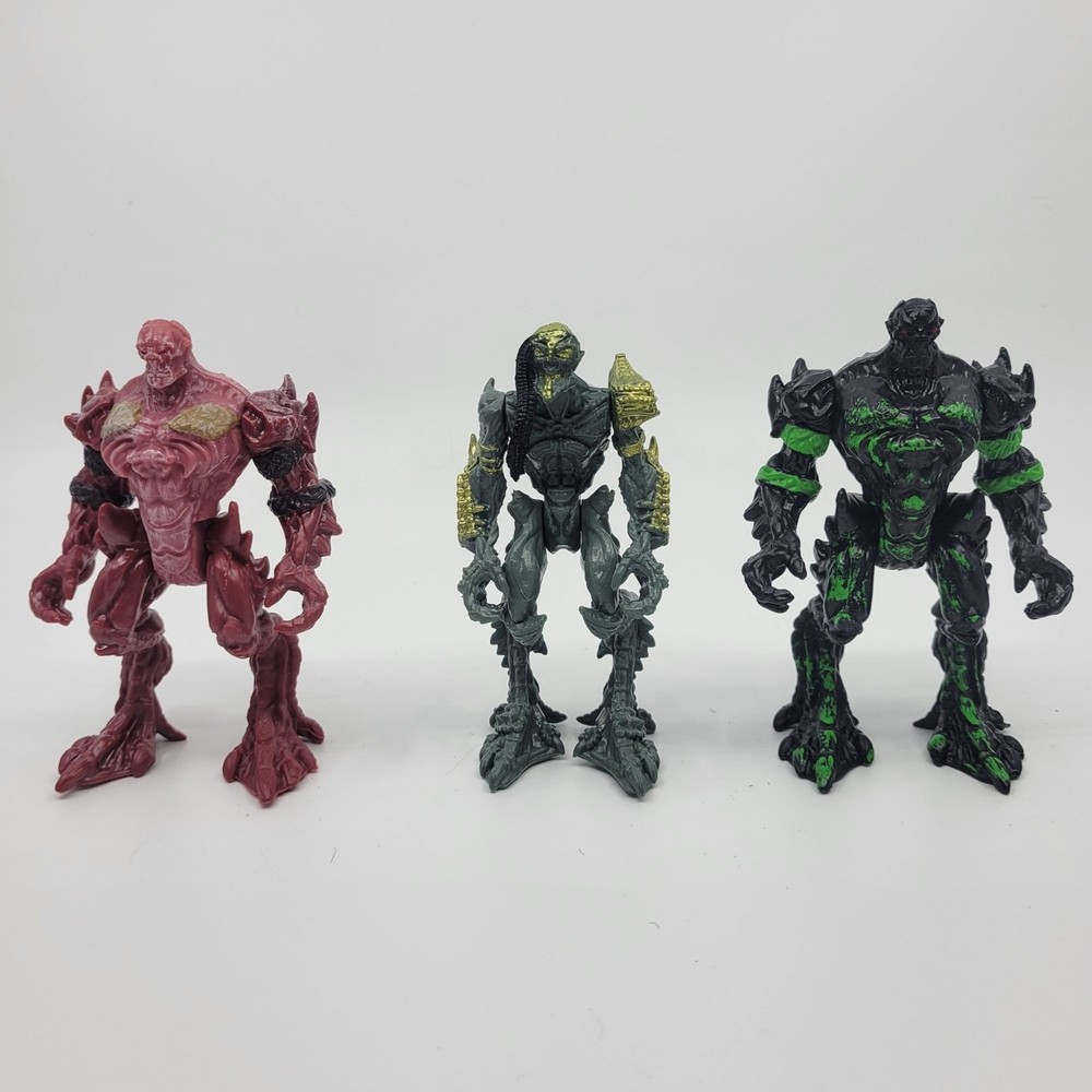 Greenbrier Final Faction Action Figures Lot – of 3 Kharn Monster Alien Figures