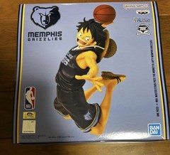 ONE PIECE x NBA MASTER STARS PIECE THE Monkey D Luffy Figure MEMPHIS GRIZZLIES