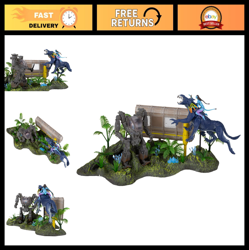 Avatar: The Way of Water Shack Site Battle Playset – World of Pandora Action Fig