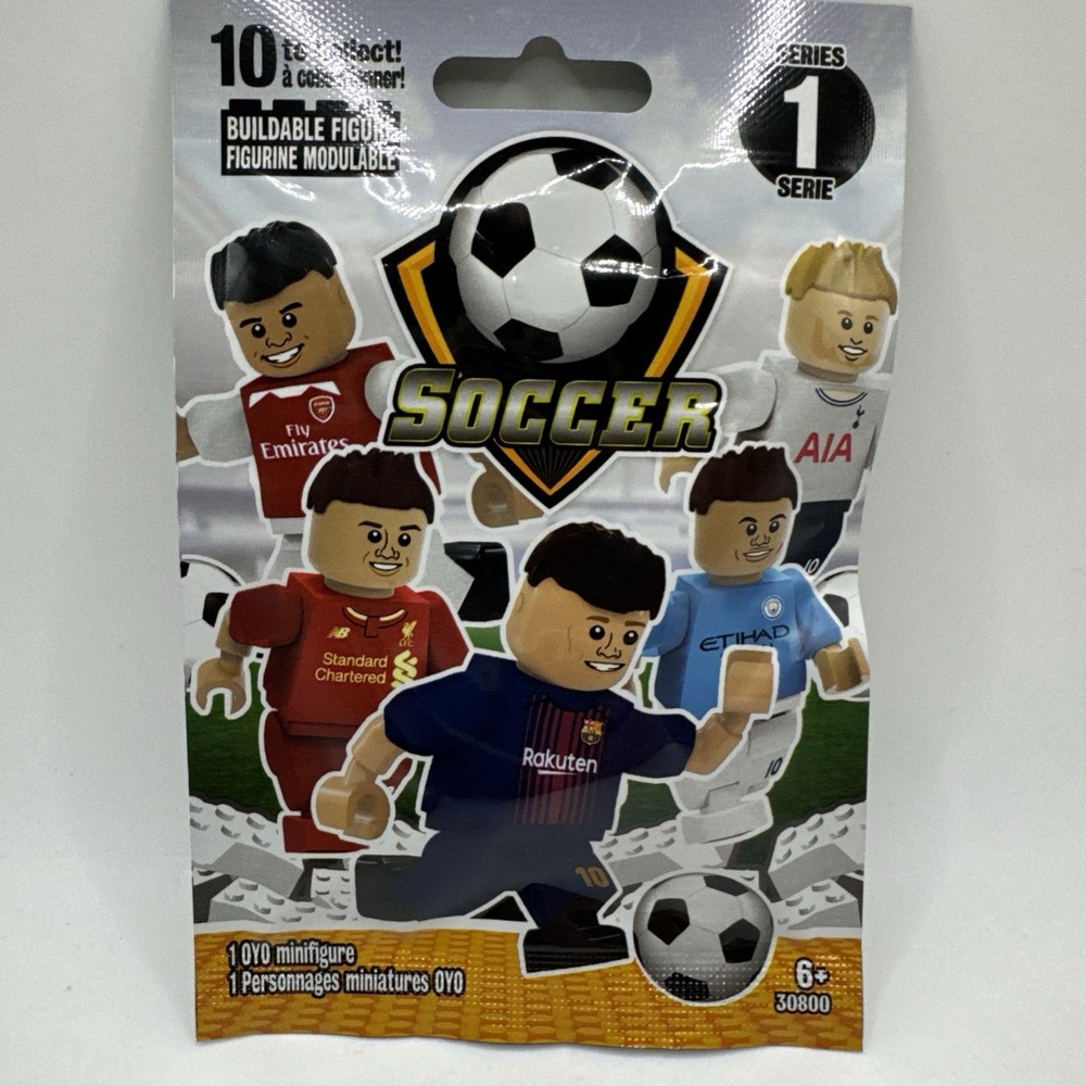 Soccer Series 1 Blind Blister Pack Rare Mini Figure 1997
