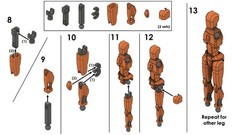 Dummy 13 Action Figure | 3D Printed Poseable Articulated Collectible Toy