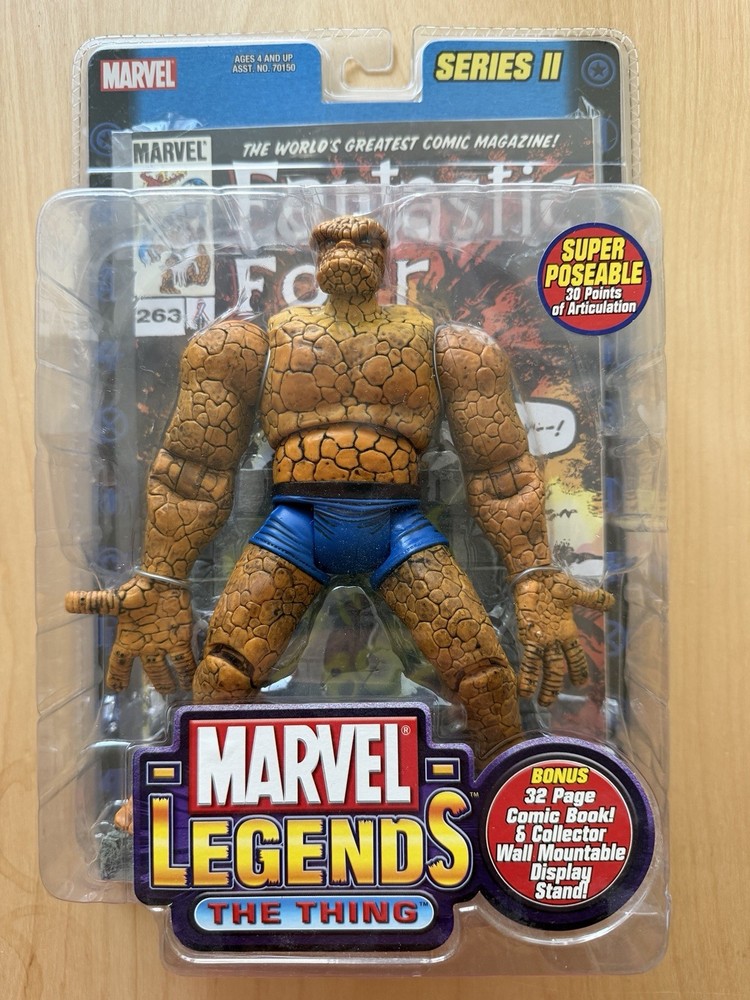 Marvel Legends Series 2 The Thing ToyBiz Action Figure New In Box Free Shipping!