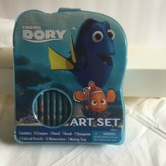 disney finding dory art set. for children,preowned age 3,water colors