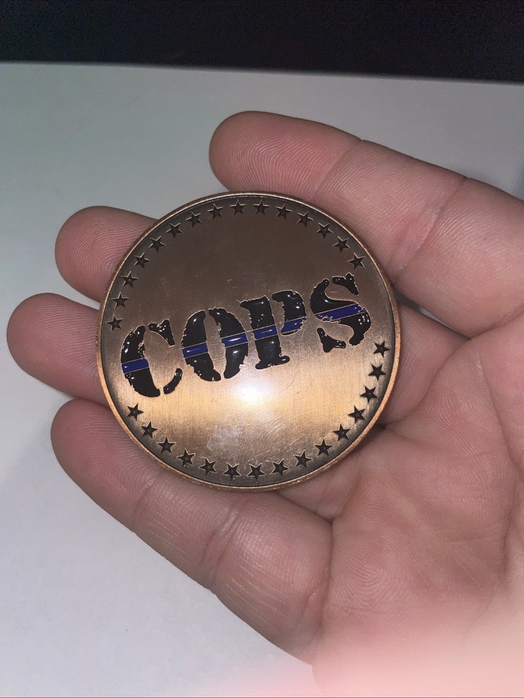 *Super Rare* COPS TV series challenge coin 37th Season Langley Productions