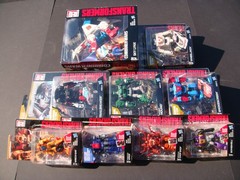 2015 OPENED 100% COMPLETE TRANSFORMERS COMBINER WARS SKY REIGN + 4 LEGENDS