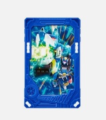 Metal Cardbot W Season 3 BLUE COP W Transformer Robot Police Car Figure Toy 2025