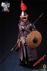 KONGLINGGE KLG-R028B-A Ming Dynasty Jizhou Commander 1/6 Blue Armor Ver. INSTOCK