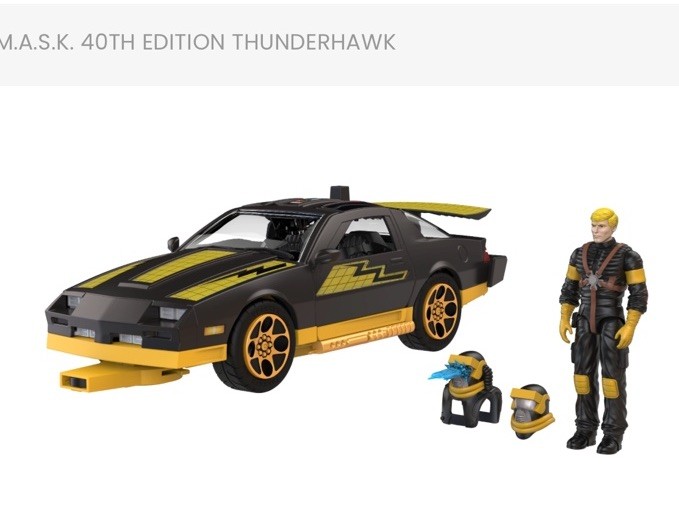 Loyal Subjects Matt Trakker MASK M.A.S.K. 40th Black Good Thunderhawk Camaro