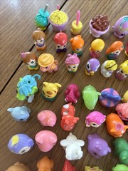Large Lot Of Squinkies , Shopkins, Puzzle Eraser, Generic Squinkies 170? Pieces
