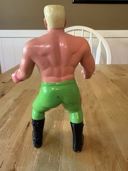 Sting WCW 1990s OSFTM, LJN and Big Rubber style; green pants; very clean; 6.5 in