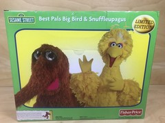 Sesame Street Best Pals Big Bird Snuffleupagus Stuffed Animal Plush 2008 New NIB