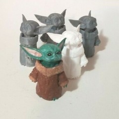 Baby Yoda The Child Figure DIY or Painted Miniature 3D Printed