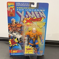 ToyBiz X-Men X-Force Cable Deep Space Armor 2nd Edition Action Figure w/ Weapon