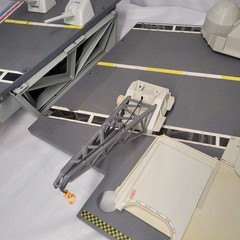1985 GI Joe USS Flagg Aircraft Carrier Hasbro for parts or Restoration