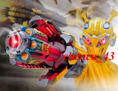 New in US!!! 1:1 Killerbody Transform Bumblebee Arm Cannon or Bumblebee Helmets
