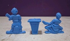 Vintage rare 1995 Bill Ted cereal premium cartoon mini Figure Lot Phone Booth