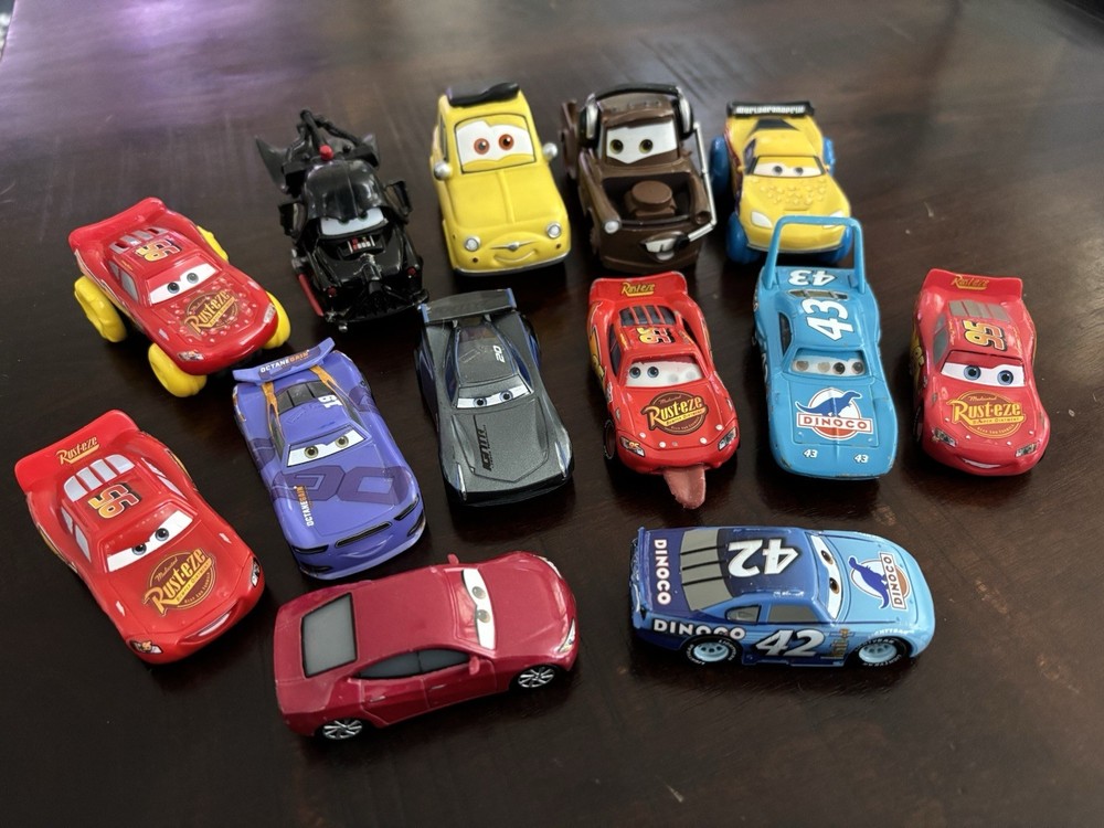 Disney Pixar Cars Die Cast & Plastic Lot of 12