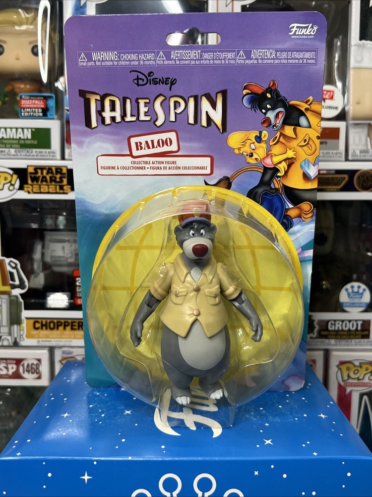 Funko Disney Afternoon: TALESPIN – BALOO Collectible Action Figure Rare Vaulted