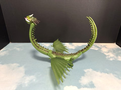How To Train Your Dragon Barf and Belf Zippleback lot of 2 action figures