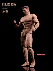 ANT 1:12 Muscular Strong Figure Flexible Body Head Hand Shape Shoes Male Doll