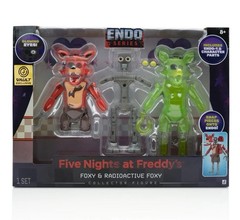 New! Five Nights at Freddy’s Endo-01 (Classic Foxy and Radioactive Foxy) In Hand