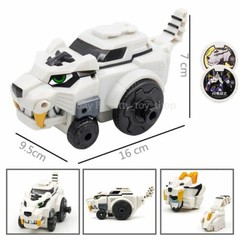Dino Core 8 Figure Set D-Buster Tyranno Saber Stego Dinosaurs Combiner Robot Toy