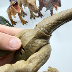 Lot of 7 Jurassic World Dinosaur Toys Sarcosuchus Carnotaurus Sounds Roar 2020s