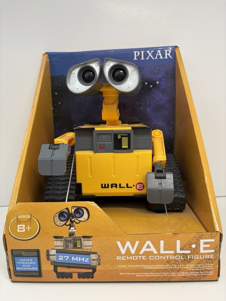 Disney Pixar Wall-E Remote Control Robot Figure New Sealed