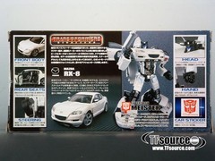BT-08 Jazz Meister White Version | Mazda RX-7 | Transformers Binaltech | Takara