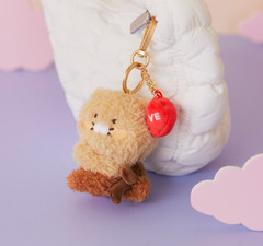 KAKAO Friends LOVE Magnet Valentine CHOONSIK Plushie Keyring Set + Track