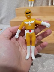 Vintage Super Robotic Rangers Lookalike Yellow Black Red Green Action Figure Lot