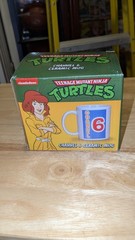 TMNT NECA Loot Crate Exclusive Channel 6 News Ceramic Coffee Mug NEW In Box