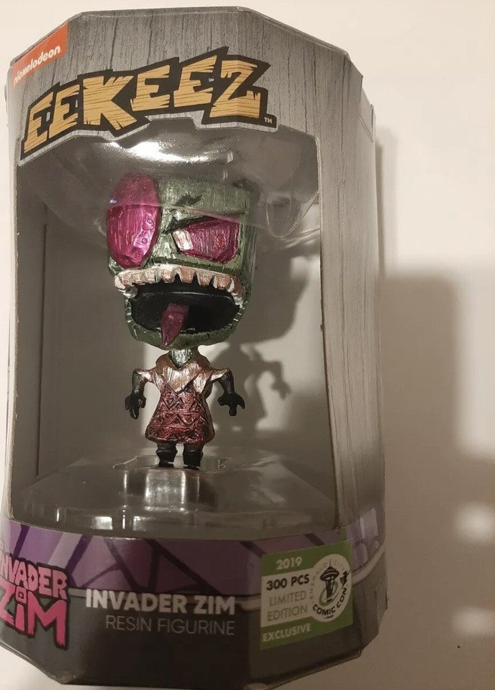 Nickelodeon 2019 ECCC Eekeez Invader Zim Metallic Resin Figurine LE300 Rare FOCO