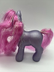 Vintage My Little Pony Petal Blossom G3 Purple Pony Super Long Tinsel Hair 2002